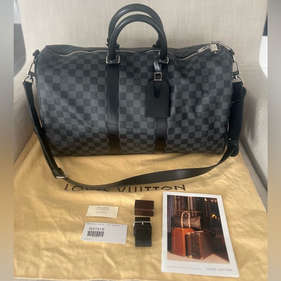 (SOLD)Louis Vuitton Damier Graphite Keepall 45 - Picture 2 of 15